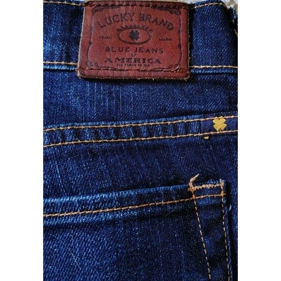 Lucky Brand Crop Jeans Sweet'n Crop 4/27 Blue Pockets - Picture 7 of 10